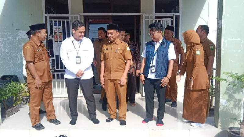 Tim Kementerian Desa  Verifikasi Lam Bheu Gampong Digital Aceh Besar
