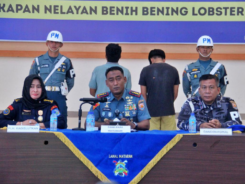 Potensi Kerugian Rp5 Miliar, TNI AL Tangkap 19 Nelayan BBL Ilegal di NTB