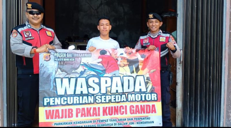 Curanmor Marak Terjadi, Polisi di Banda Aceh Ajak Warga Gunakan Kunci Ganda