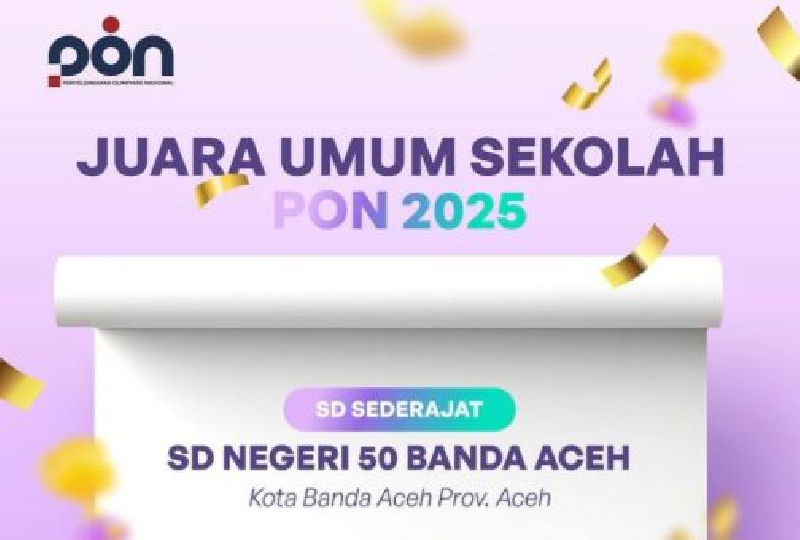 SDN 50 Banda Aceh Ukir Prestasi di Pekan Olimpiade Nasional