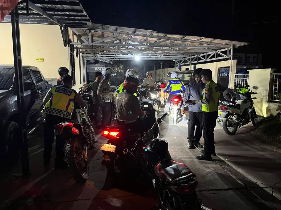 15 Kendaraan Knalpot Brong di Aceh Barat Ditilang
