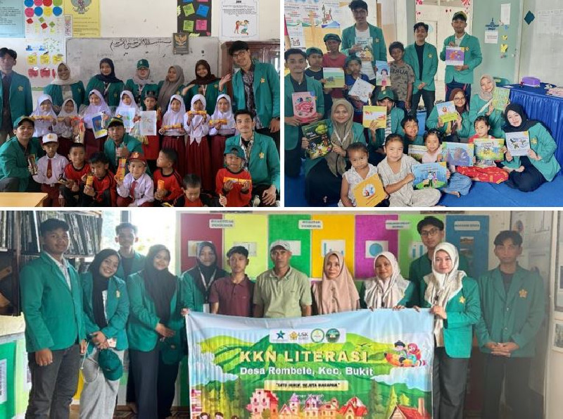 KKN Literasi USK: Menumbuhkan Minat Baca Anak-Anak di Kampung Rembele