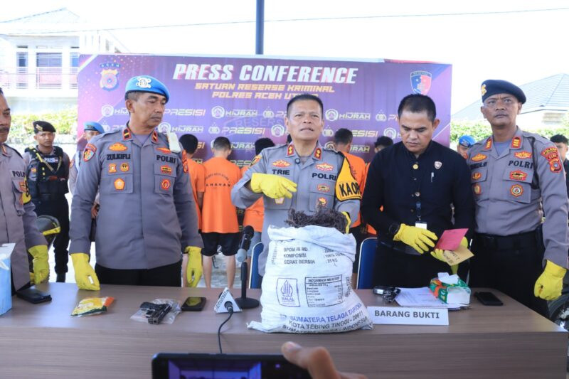 Polres Aceh Utara Ungkap Kasus Pencurian Kabel Seismik, Rugikan PT GSI Rp3,4 Miliar