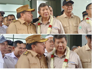 Bupati Nagan Raya Minta Dukungan Hashim Djojohadikusumo Kembangkan Bandara Cut Nyak Dhien