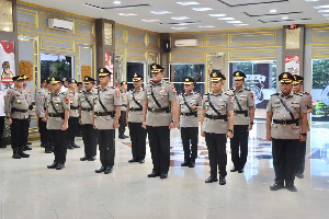 Kapolda Aceh Pimpin Sertijab Empat Pejabat Utama dan Dua Kapolres