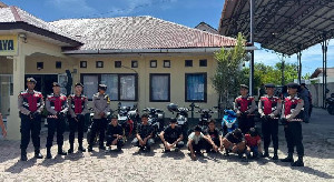Lakukan Aksi Balap Liar, Tujuh Remaja Diamankan di Polsek Banda Raya