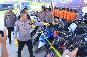 Polres Aceh Utara Imbau Masyarakat Cek Daftar Sepeda Motor Hasil Sitaan Kasus Curanmor