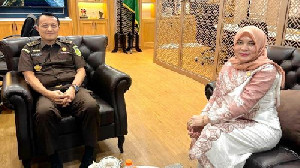 Bunda Salma Temui JAMWAS Kejagung, Bahas Penguatan Sinergi Hukum di Aceh