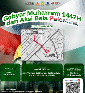 Catat, Ini Rute Long March dan Lokasi Parkir Bela Palestina Besok Pagi
