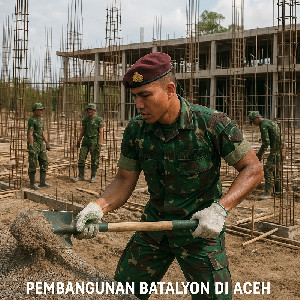 Kemenhan RI Bangun Batalyon TNI AD di Pidie, Proyek Bernilai Puluhan Miliar