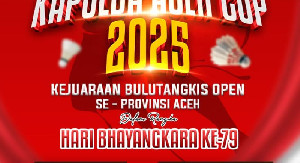 Kejuaraan Badminton Kapolda Aceh Cup 2025 Segera Digelar, Total Hadiah Rp60 Juta