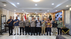 Kapolda Aceh Terima Audiensi BPMA, Bahas Sinergi Pengamanan Hulu Migas
