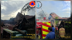 Api Lalap Rumah di Lambheu Aceh Besar, Beruntung Tak Ada Korban Jiwa