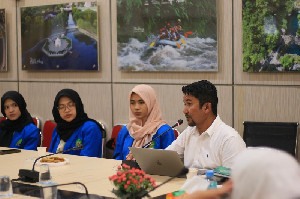 27 Mahasiswa Belajar "Goverment Entrepreneur” di Disbudpar Aceh