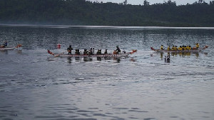 Simeulue Sabet Emas di Grand Final Dayung Pra-PORA 2025