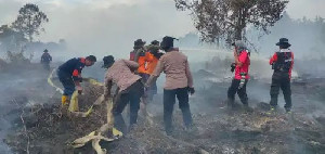 Tim Gabungan Terus Lakukan Pemadaman Karhutla di Tiga Titik Aceh Barat