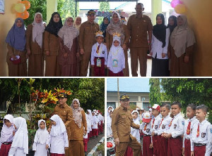 Tinjau Pelaksanaan MPLS, Plt Sekda Abdya Turun ke Sekolah