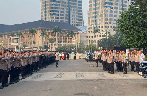 1.632 Polisi Dikerahkan Amankan Aksi Ojol di Silang Selatan Monas