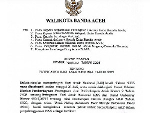 Walikota Banda Aceh Ajak Gampong dan Sekolah Meriahkan HAN 2025 dengan Kreativitas Lokal