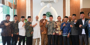 Wagub Aceh Temui Sekjen MUI, Bahas Status Tanah Wakaf Blang Padang