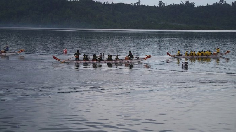 Simeulue Sabet Emas di Grand Final Dayung Pra-PORA 2025