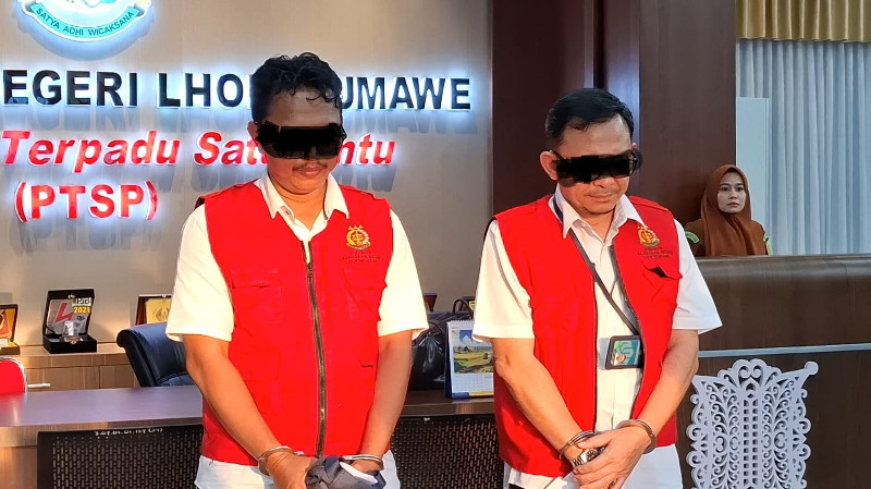 Dugaan Korupsi, Penyidik Kejari Lhokseumawe Tahan 2 Pejabat Kementerian PUPR