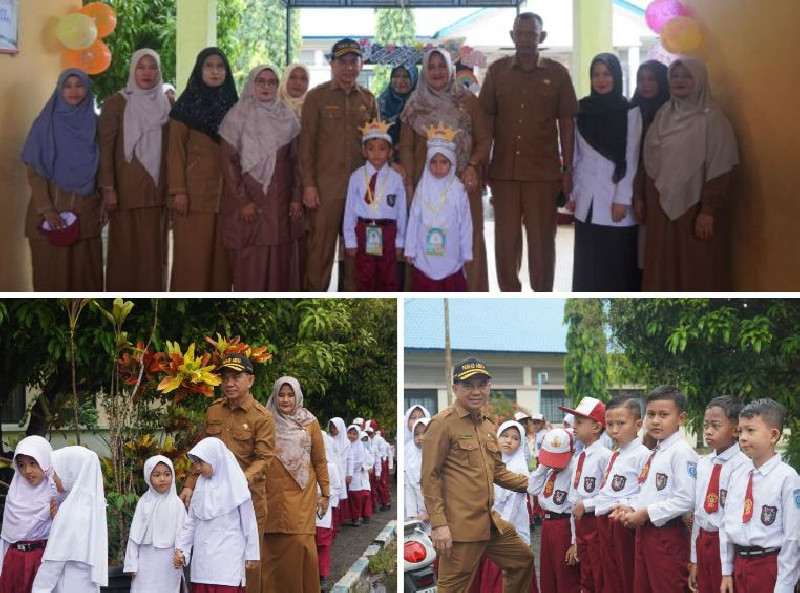 Tinjau Pelaksanaan MPLS, Plt Sekda Abdya Turun ke Sekolah