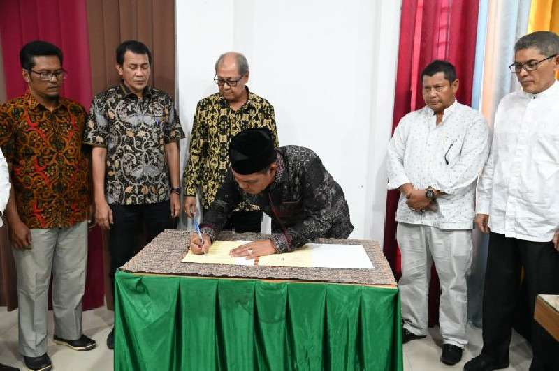 Pemkab Aceh Besar Terima Gedung Pengganti SDN Bak Sukon dari Hutama Karya