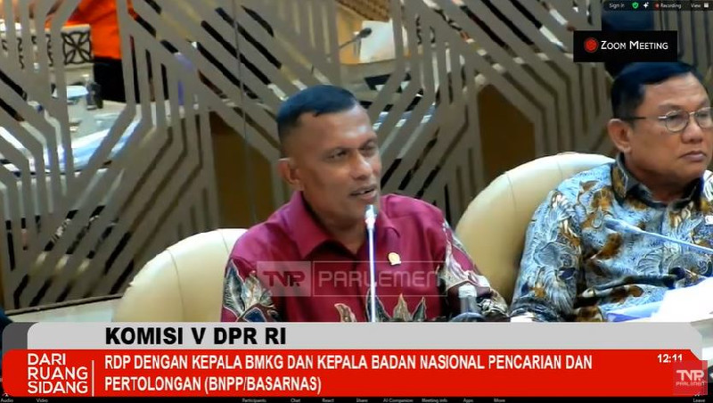 Rapat Komisi V Memanas: Ghufran Kritik Kepala Basarnas Tak Menghargai Saat Rapat