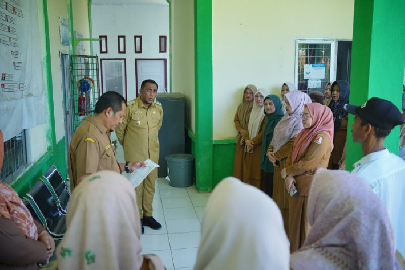 Tinjau Puskesmas Beutong, Wabup Nagan Raya Pastikan Layanan Kesehatan Sesuai Prosedur
