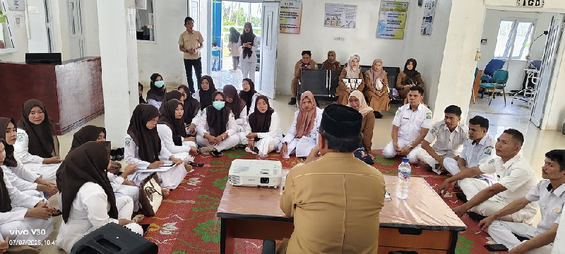Sidak ke Puskesmas Alus-Alus, Ini Pesan Wabup Simeulue