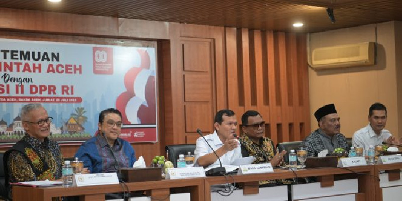 Komisi II DPR-RI Respon Aspirasi Dana Otsus Aceh, Tiket Mahal Hingga Kawasan Hutan