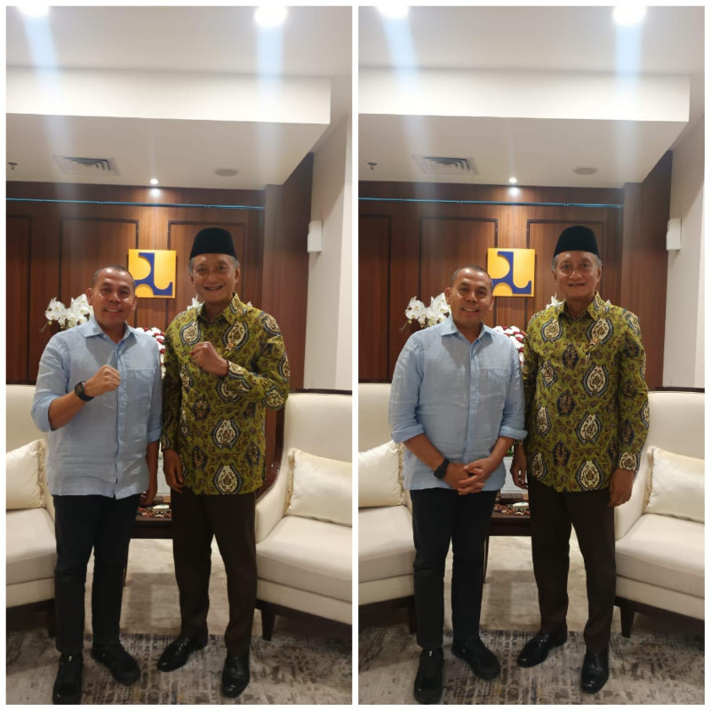 Ketua Demokrat Aceh Bahas Percepatan Pembangunan dengan Menteri PU