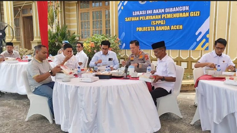 Polresta Banda Aceh Miliki SPPG di Gampong Ateuk Jawo