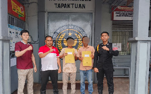 Dua Warga Binaan Rutan Tapaktuan Dapat Amnesti, Disambut Haru Keluarga