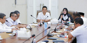 Sekda Aceh Bahas Integrasi Pelayanan RSUDZA Bersama Wali Kota Banda Aceh