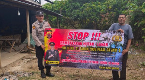 Polisi Imbau Warga Tak Bakar Lahan Sembarangan Guna Mencegah Kebakaran
