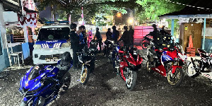 Polres Lhokseumawe Amankan Remaja dan 7 Sepeda Motor dari Balap Liar
