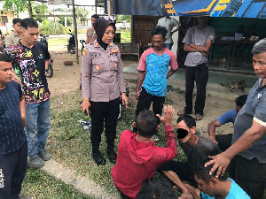 Warga Baitussalam Aceh Besar Serahkan Maling Kambing Ke Polisi
