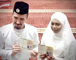 Masjid Oman Banda Aceh Jadi Saksi Akad Nikah Lintas Negara