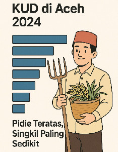 KUD di Aceh 2024: Pidie Teratas, Singkil Paling Sedikit