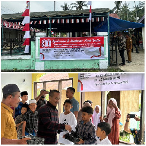 PA dan KPA Aceh Timur Syukuran dan Santunan Anak Yatim Warnai Peringatan HUT ke-80 RI