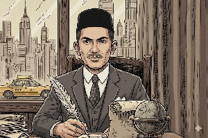 Bukan Hasan Tiro, Putra Aceh Ini Menaklukkan New York Lewat Pena