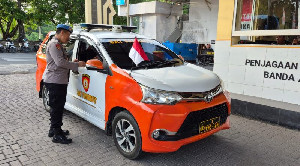 Cegah Pelanggaran, Propam Polresta Banda Aceh Cek Kelengkapan Kendaraan Dinas