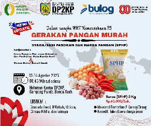 HUT RI ke-80, DP2KP Banda Aceh Sediakan Beras Murah 6 Ton