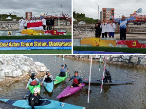 3 Emas, 1 Perunggu: Tim Kano Slalom Indonesia Ukir Prestasi di Thailand