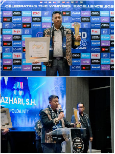 Kapolres Alor Nur Azhari Raih Penghargaan Pemimpin Visioner Asia