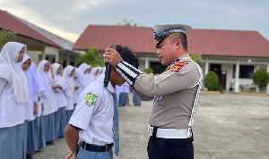 Police Goes to School: Satlantas Polres Bireuen Tanamkan Kesadaran Berlalu Lintas