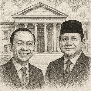 Tom Lembong dalam Goresan  Tinta Prabowo