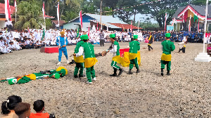 Drama Kolosal Cut Nyak Dhien Warnai HUT RI ke-80 di Kluet Selatan Aceh Selatan